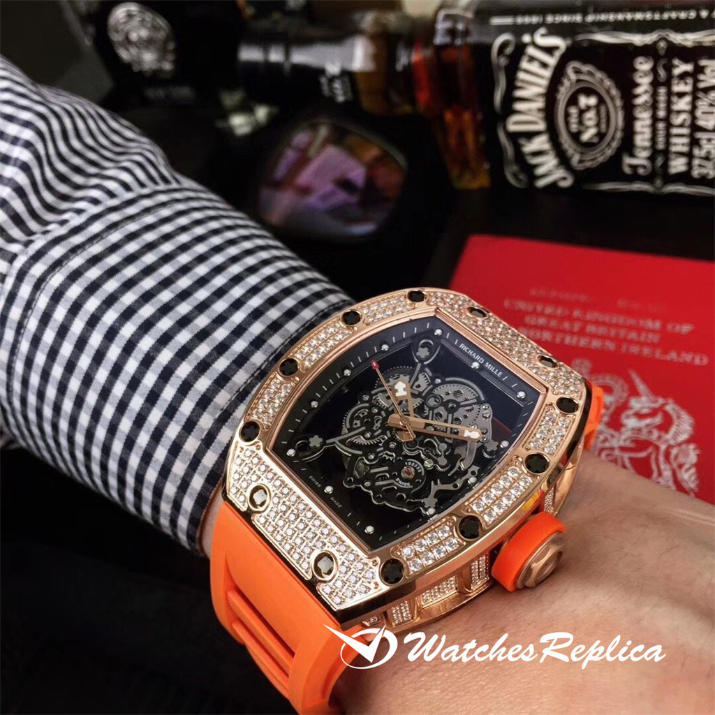 Richard Mille Richardmille RM055 Handmade Full Full Shell Diamonds